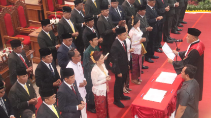 45 Anggota DPRD Kabupaten Buleleng Periode 2024-2029 Resmi Dilantik